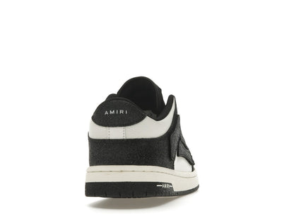 AMIRI Skel Top Low Shimmer Black White