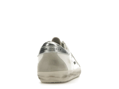 Golden Goose Super-Star White Silver