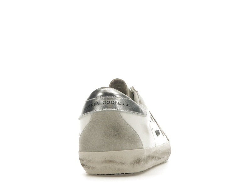 Golden Goose Super-Star White Silver