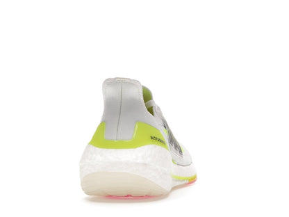adidas Ultra Boost 21 White Solar Yellow