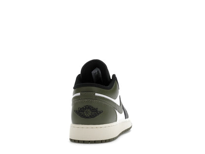 Jordan 1 Low Black Toe Medium Olive (GS)