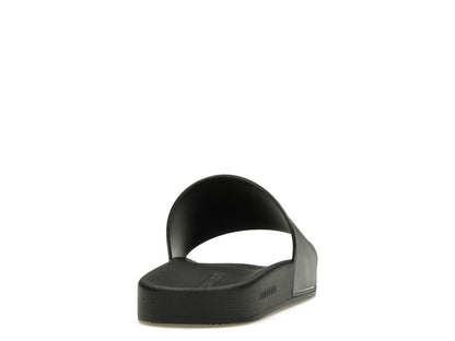 Burberry Check EKD Motif Slide Black