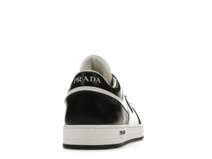 Prada Downtown Low Top Sneakers Leather White Black