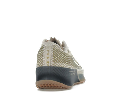 Nike Court Vapor 11 HC Premium Sanddrift Thunder Blue Gum Medium Brown Metallic Gold