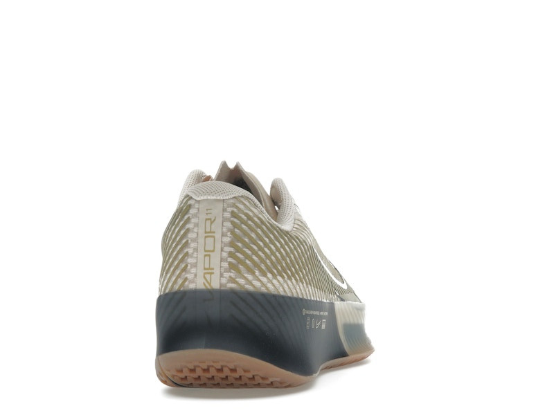Nike Court Vapor 11 HC Premium Sanddrift Thunder Blue Gum Medium Brown Metallic Gold