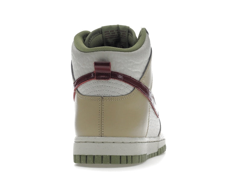 Nike Dunk High Tumbled Tan White Brown (Women's)