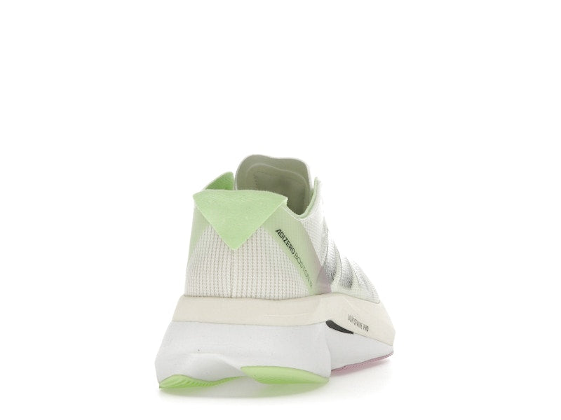 adidas Adizero Boston 12 Cloud White Core Black Green Spark