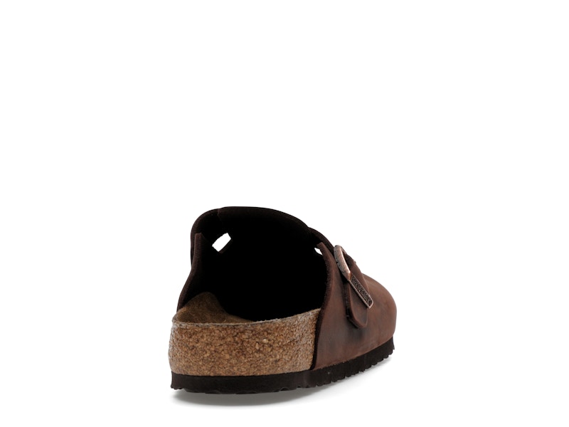 Birkenstock Boston Soft Footbed Oiled Leather Habana Brown