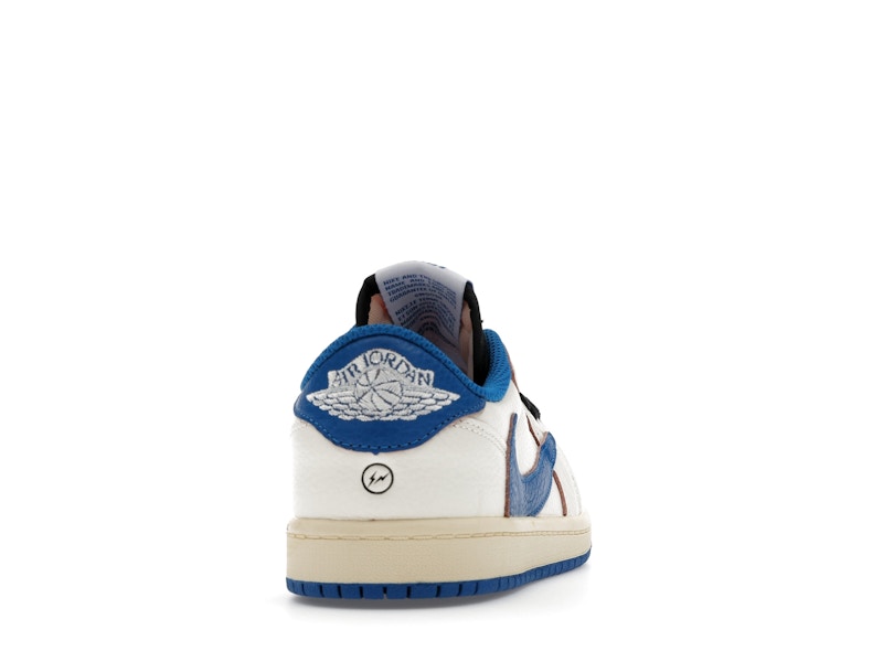 Jordan 1 Retro Low OG SP Fragment x Travis Scott Sail Military Blue (PS)