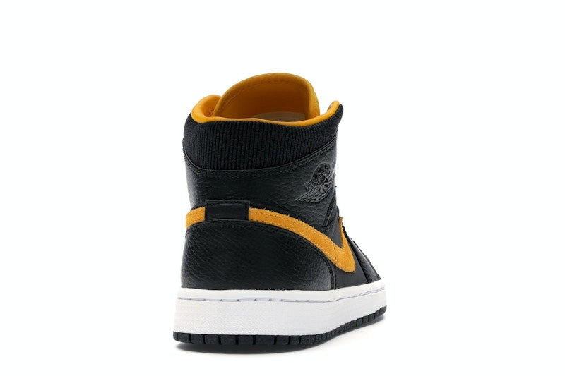 Jordan 1 Mid Black University Gold