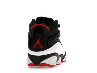 Jordan 6 Rings Black White Varsity Red