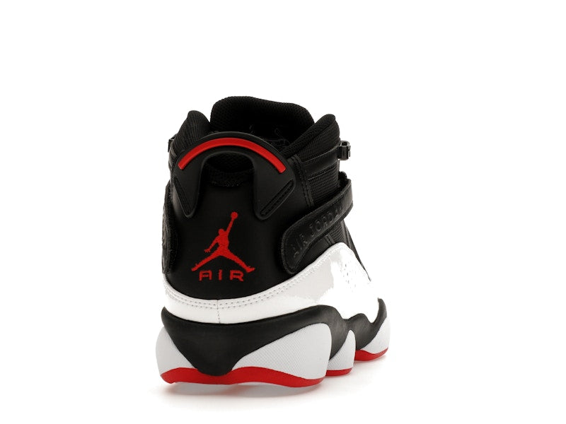 Jordan 6 Rings Black White Varsity Red