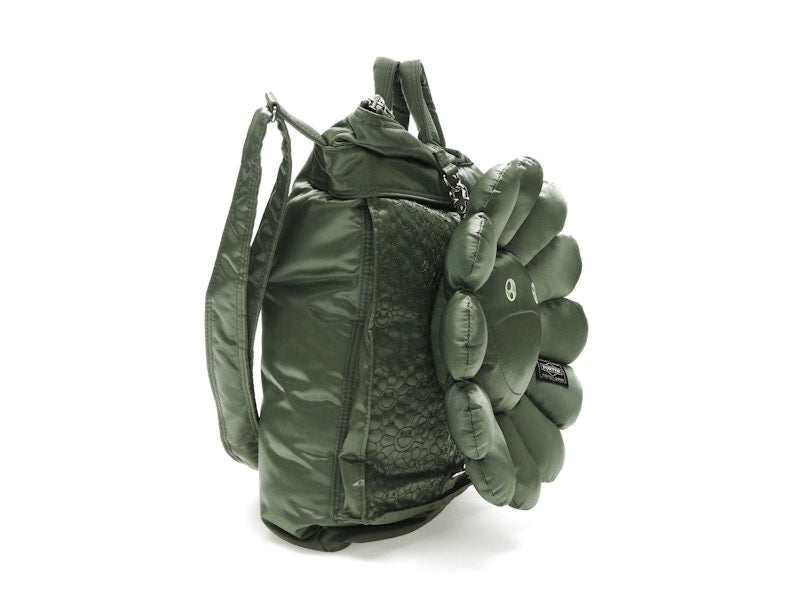 Takashi Murakami x PORTER 2Way Helmet Bag Sage Green