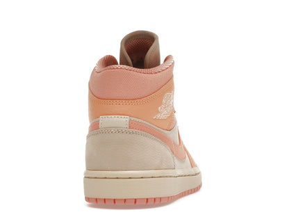 Jordan 1 Mid Apricot Orange (Women's)