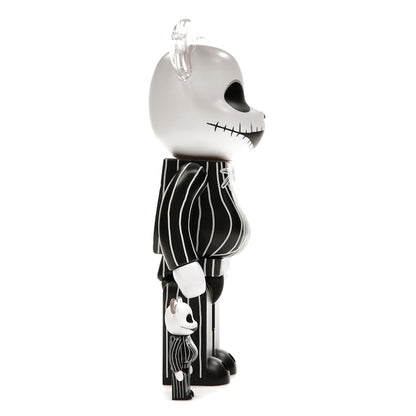Bearbrick x Disney Tim Burton's The Nightmare Before Christmas Jack Skellington 100% & 400% Set