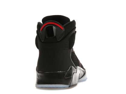 Jordan 6-17-23 Black White Red Contrast Stitching
