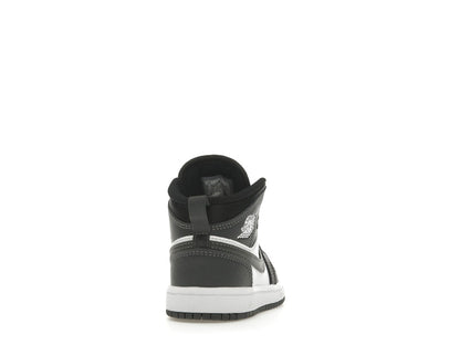 Jordan 1 Mid Black White Iron Grey (PS)