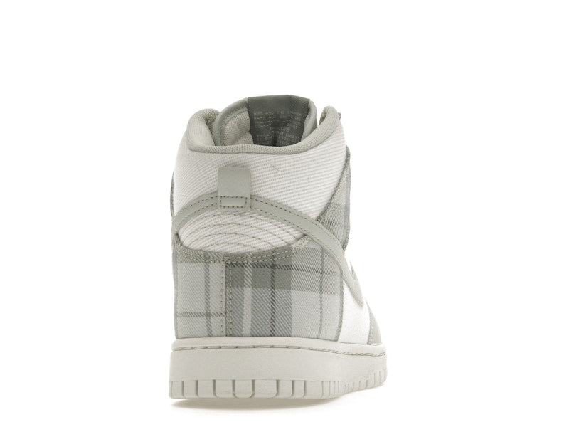 Nike Dunk High SE Tartan Plaid White Light Green