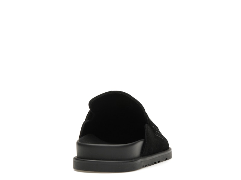 Hermes Go Mule Noir Suede Calkfskin (Men's)