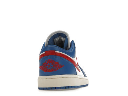 Jordan 1 Low Sport Blue Gym Red (Women's)