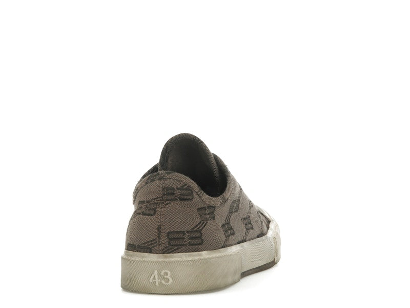 Balenciaga Paris Low 'BB Monogram Dark Mink Grey