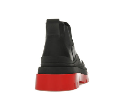 Bottega Veneta Tire Ankle Chelsea Boot Black Red (Women's)