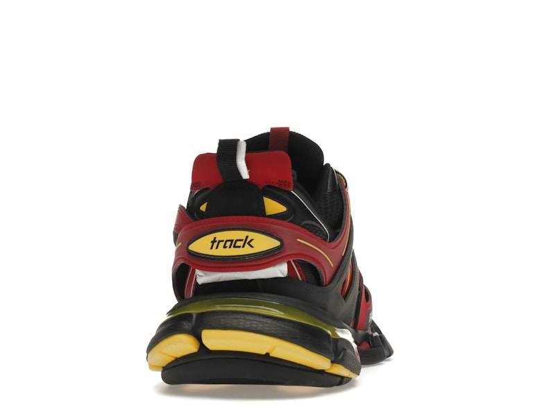 Balenciaga Track Trainers Burgundy Black