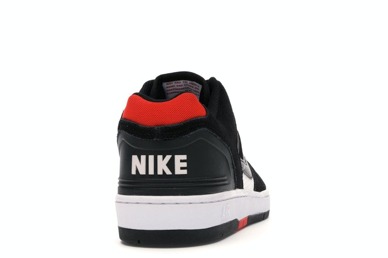 Nike SB Air Force 2 Low Black White Habanero Red