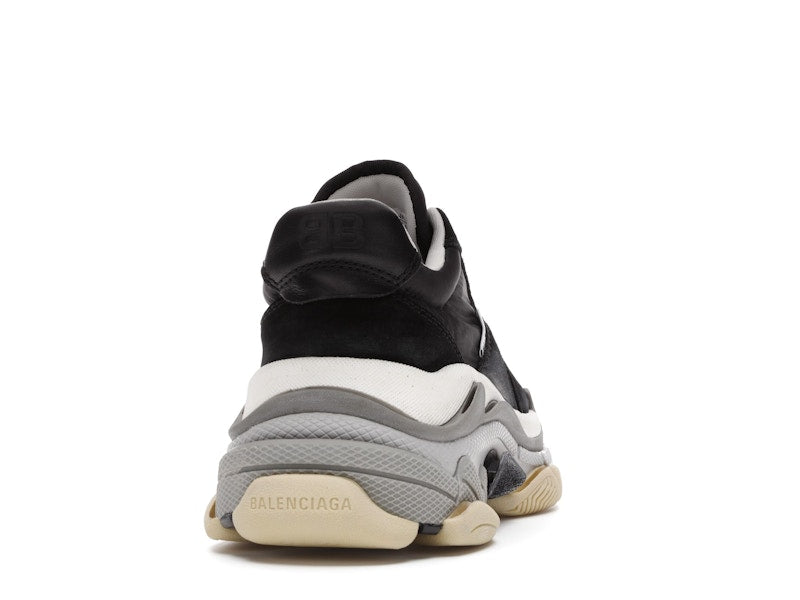 Balenciaga Triple S Black Burgundy