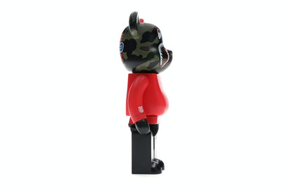 Bearbrick A Bathing Ape 1st Camo Shark 400% Red