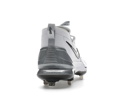 Nike Force Zoom Trout 9 Elite White Black Pure Platinum Metallic Silver