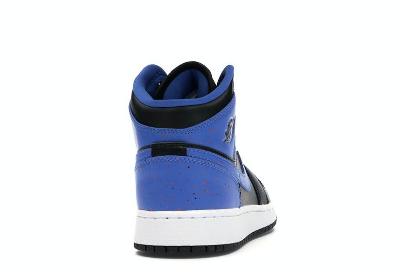Jordan 1 Mid Royal Paint Splatter (GS)