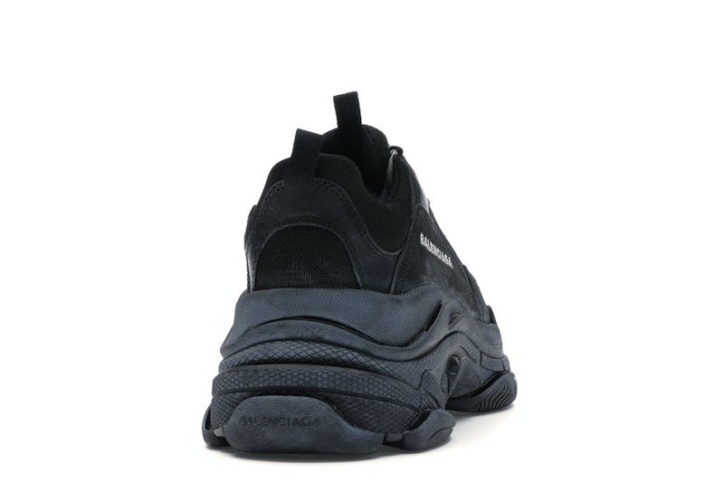 Balenciaga Triple S Triple Black (2018 Reissue) (Pre-Distressed)