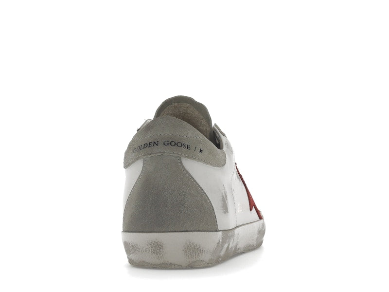 Golden Goose Super-Star White Grey Red (Women's)