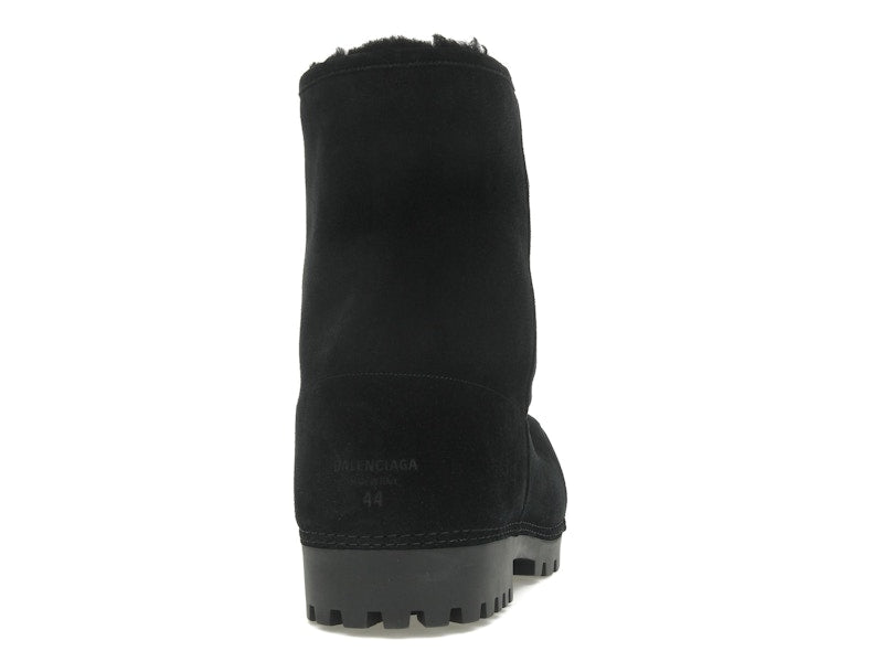Balenciaga Alaska Low Boot Black Suede