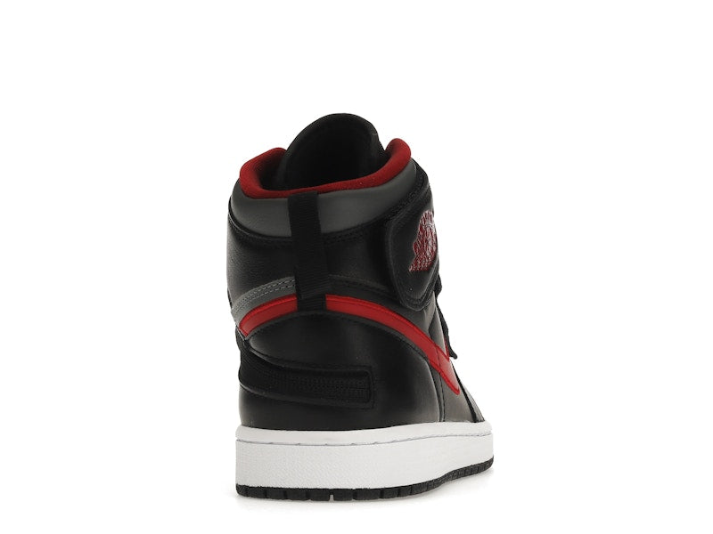 Jordan 1 High FlyEase Black Gym Red Smoke Grey
