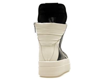 Rick Owens Mega Bumper Geobasket Black Milk