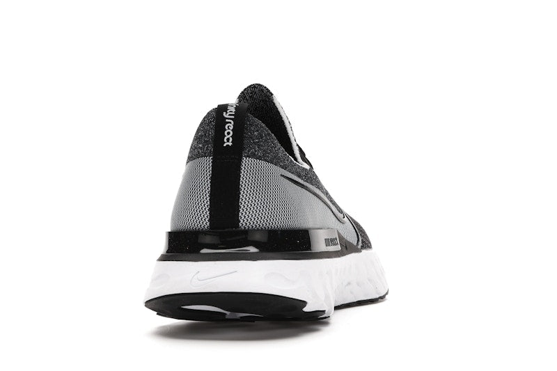 Nike React Infinity Run Flyknit Black White