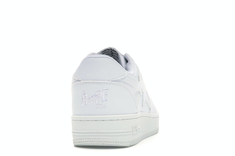 BAPE STA Low White