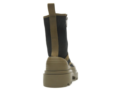 Bottega Veneta Lace-Up Boots Black Green