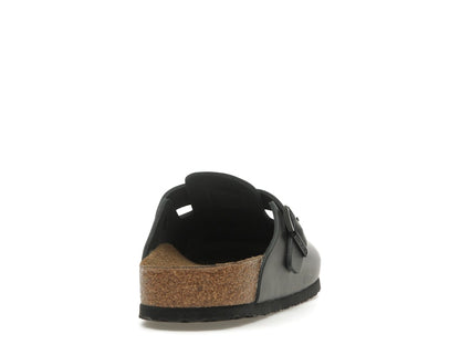 Birkenstock Boston Natural Leather Black