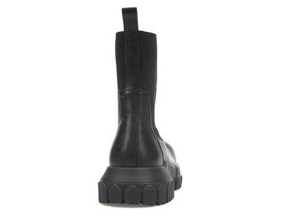 Rick Owens Lido Beatle Bozo Tractor Boots Black