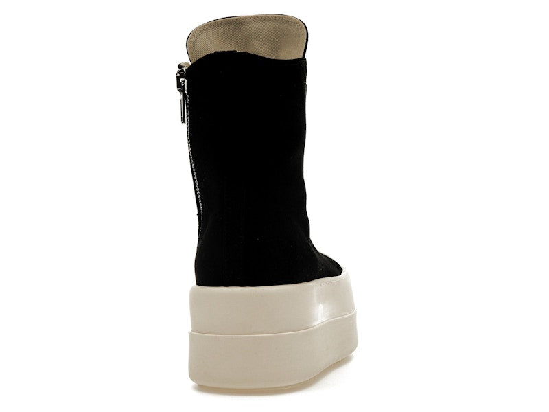 Rick Owens DRKSHDW Mega Bumper Canvas Sneaks Black Milk
