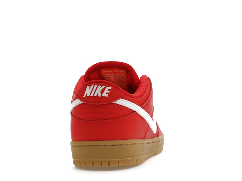 Nike SB Dunk Low University Red Gum