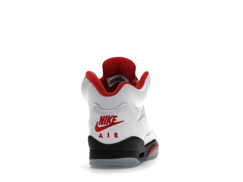Jordan 5 Retro Fire Red Silver Tongue (2020) (GS)