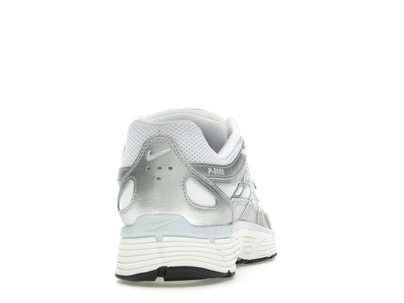 Nike P-6000 White Blue Tint Sail Metallic Silver (Women's)