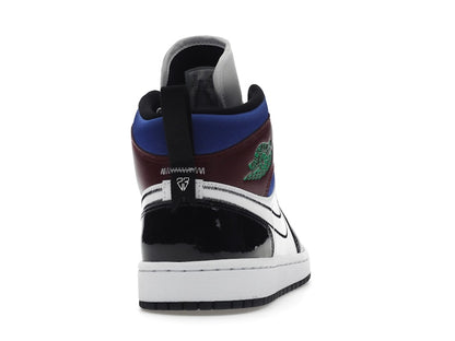 Jordan 1 Mid SE Black White Multi-Color (Women's)