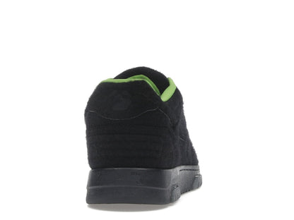 OFF-WHITE Out Of Office "OOO" Low Tops Black Green Wool