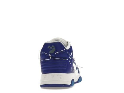 OFF-WHITE Out Of Office Sartorial Stitching White Dark Blue