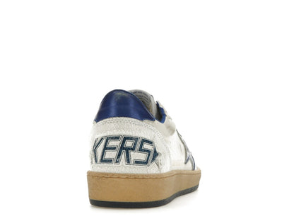Golden Goose Ball-Star Low White Bluette